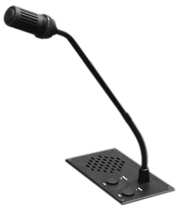 DIS FD 4010- FHB Врезной модуль делегата с микрофоном и громкоговорителем, черный цвет.