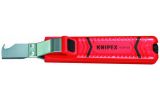 KN-1620165SB/ Резак для кабелей с изогнутым лезвием (Инструмент для снятия изоляции) KNIPEX