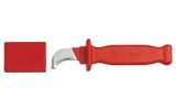 VDE-нож для снятия изоляции с кабеля, с загнутым лезвием Gedore VDE 4527